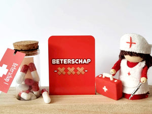 Kegelpopjes "Beterschap zuster"