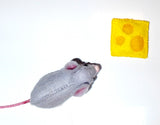 Koelkastmagneten muis en kaas